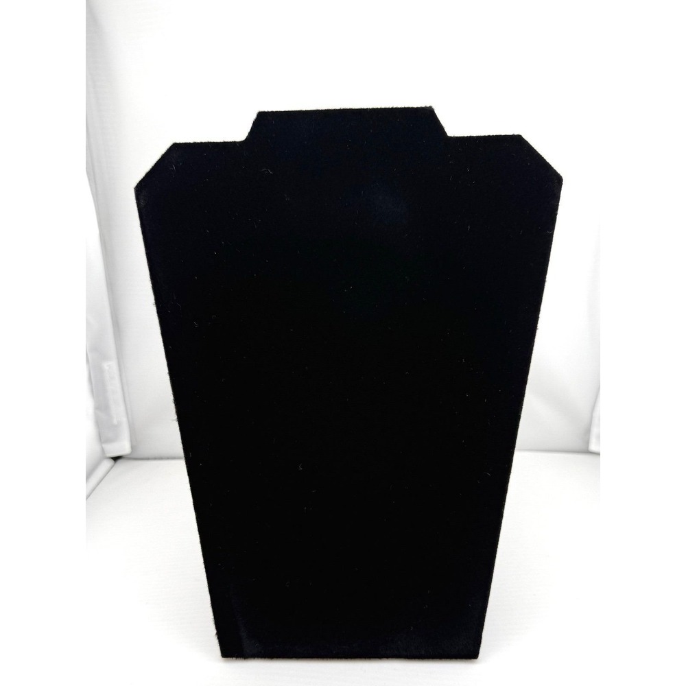 Black velvet jewelry displays, set of 7